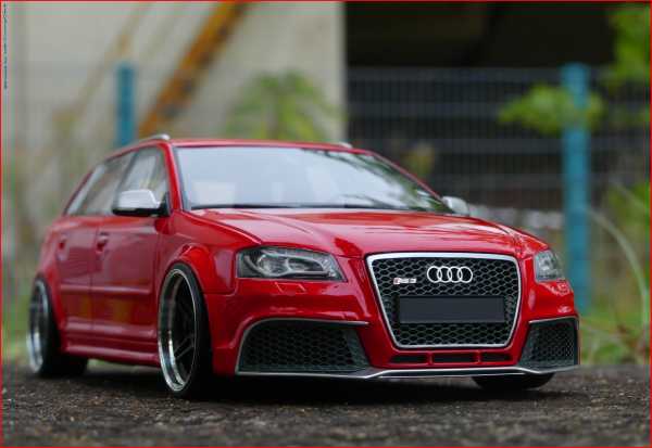 1:18 Audi A3 RS3 8P Misano Red Edition + Concave Alufelgen inkl. OVP